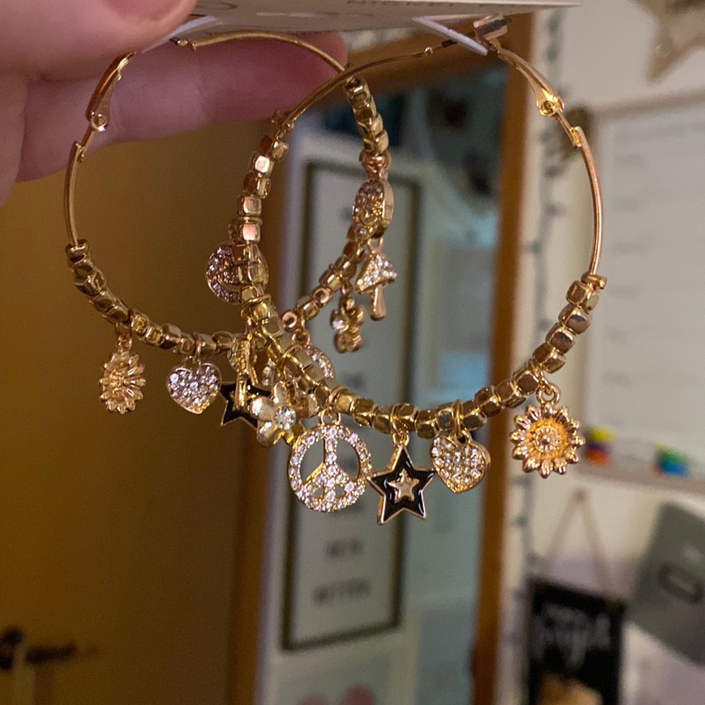 Beautiful multi design nickel free hoops!